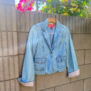 Vintage Inspired Jean Blazer